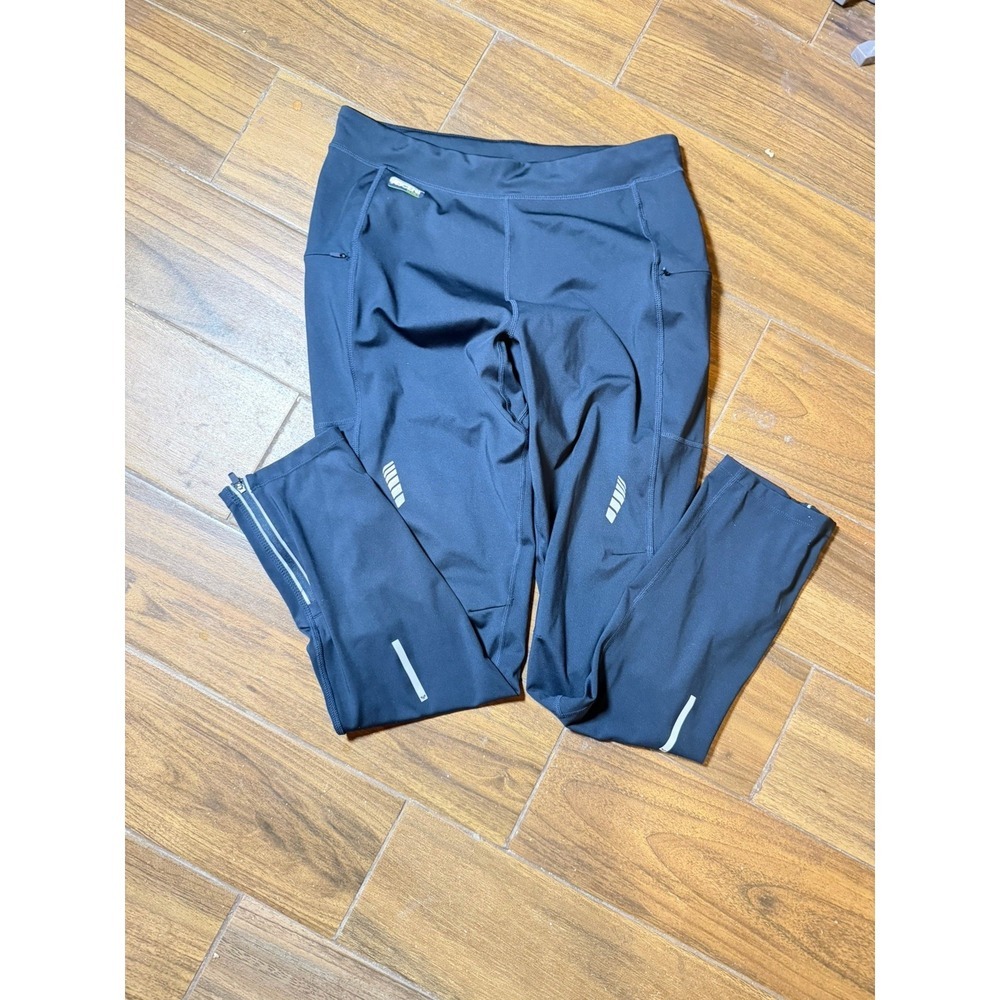 Ems Men's Medium Techwick Navy Pants  Workout Men's Leggings Biking Hiking